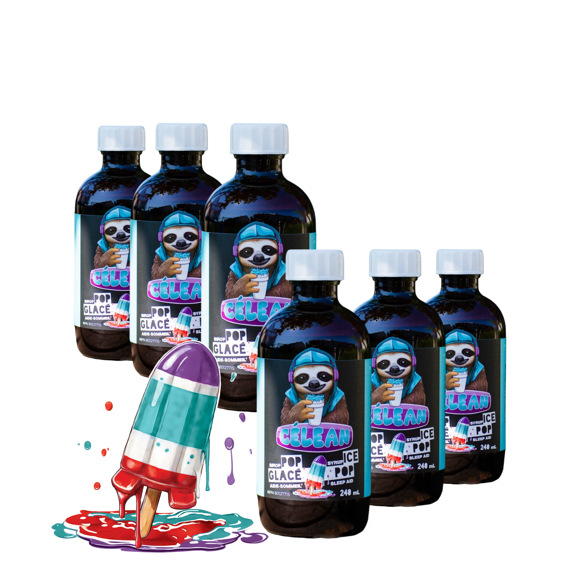Pack Douce Nuit – 6 Bouteilles Pop Glacé